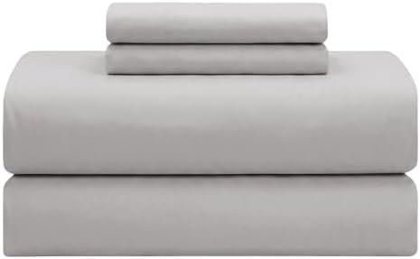 Feather & Stitch 100% Cotton Percale 300 Thread Count King 4 Pc Sheet