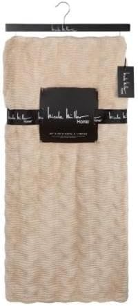 Nicole Miller Bailey Luxury Faux Fur Throw Blanket 60x70, Ultra Soft