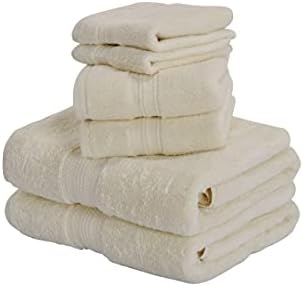 Starleads Luxurious 100% Hygro Cotton 6 Piece Towel Set | Quick Dry
