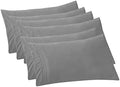 Elegant Comfort 6-PACK Solid Pillowcases 1500 Premium Hotel Quality