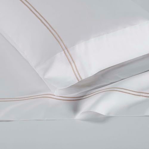Superior Embroidered Cotton Bed Sheet Set, 1 Elastic Deep Pocket