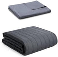 YnM Exclusive 15lb Weigthed Blanket with Cotton Duvet Cover