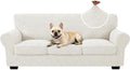CYCMCAO 4 Piece Stretch Sofa Covers for 3 Cushion Couch, Sofa 71"-91"