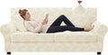 ZNSAYOTX 3 Piece Stretch Couch Covers (72"-90") New-Rectangle Texture