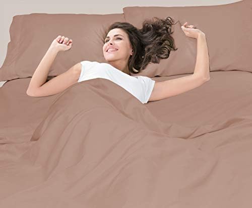 Setaluna Soft and Silky 4 Piece Bed Sheet Set – Easy Fit 12" to 18"