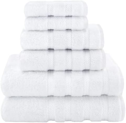 Multi-Piece Plush 600 GSM Heavy Weight Turkish Cotton Bath Towels Set