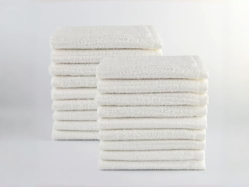 36-Pack 100% Cotton Cleaning Cloths, 12x12 Inch Ultra Absorbent Bar