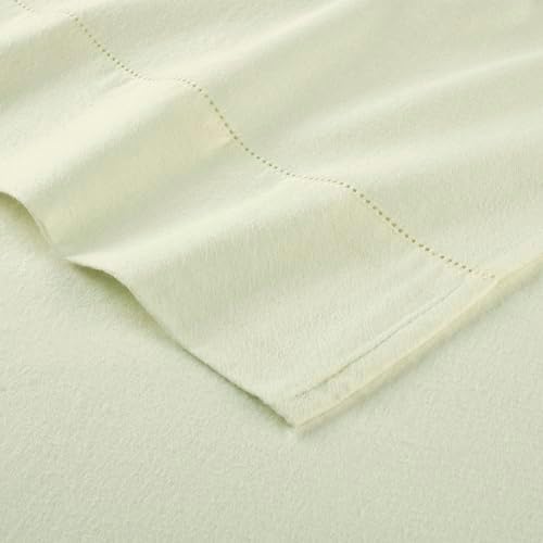 Pointehaven 180 GSM Brushed Cotton Solid Color Flannel Sheet Sets