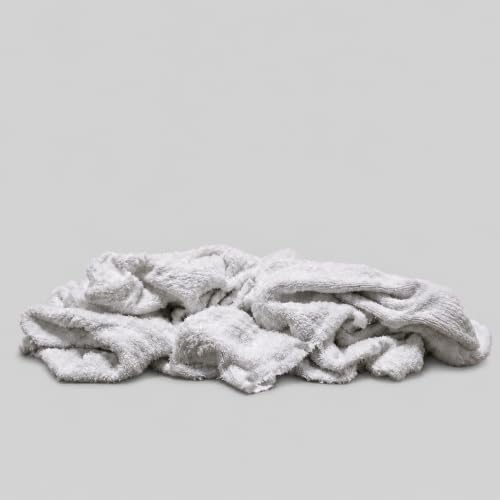 Recycled White Terry Towel Rags (50 lbs. Box) - Shop Bulk Heavy Duty
