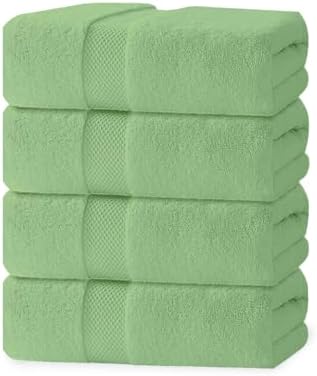 100% Cotton Bath Towel Set, Set of 6 Bath Towels, 2 Bath Towel, 2 Hand