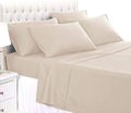 800-Thread Count-4Pcs Taupe Bed Sheet Set Full-XL Sheets-Long Staple
