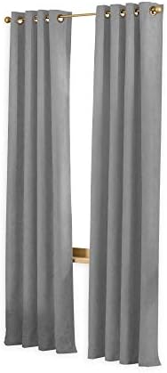 Curtainworks Cameron Grommet Curtain, 50 x 63 in, Pewter, 1 Panel