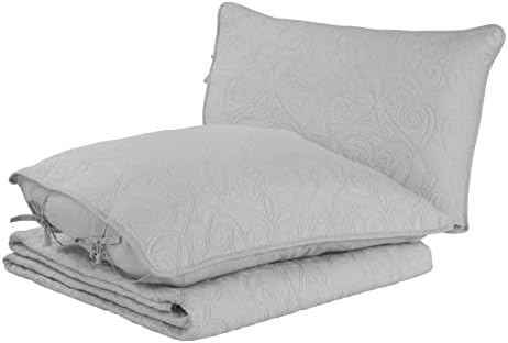 Laura Ashley - Queen Quilt Set with Shams, Cotton, Reversible