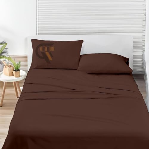 4 Piece Bed Sheet Set King Size | Cotton Soft & Breathable Bedsheet