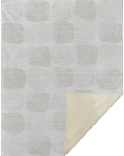 Addison Rugs ASB870 Ivory 50" x 70" Oversized Sherpa Throw Blanket