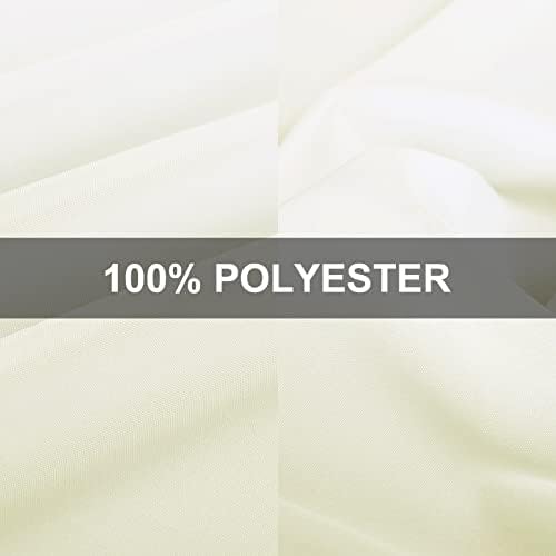 60x102 Ivory Tablecloth - Stain and Wrinkle Resistant Washable