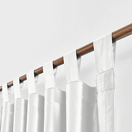 LITTLE BIRD Living Room Polyester Blend Curtains Tab Top Curtains