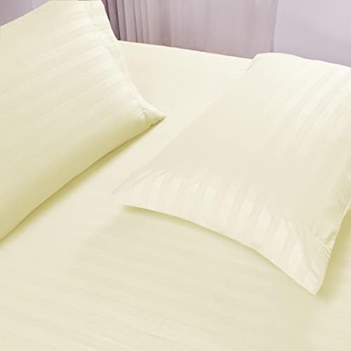 Mocassi Full Stripe Sheet Set - Luxury Hotel 1800 Premier Bedding