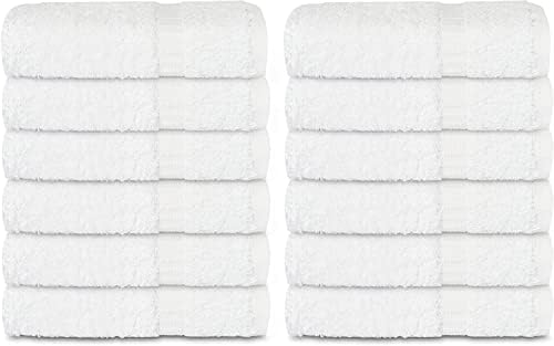 GOLD TEXTILES Wash Cloths Bulk Pack (13x13 Inches, 60 Pcs) Soft