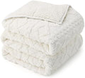 Drewin Weighted Blanket 15lbs Queen Size for Adults,Cream White,60" x