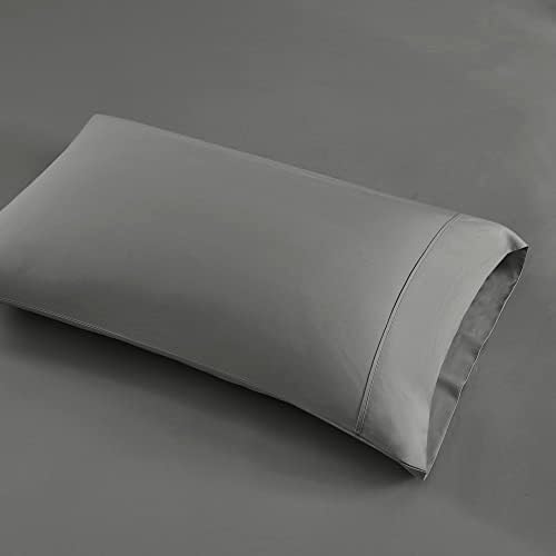 Madison Park 1000 TC Cotton Blend Sheet Set, King Size, Charcoal