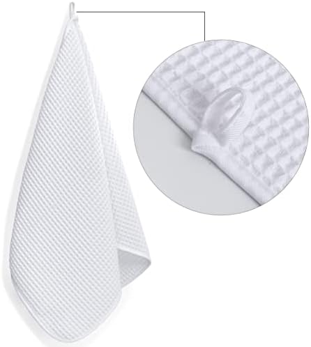 POLYTE 430 GSM Poly Blend Microfiber Quick Dry Waffle Hand Towel