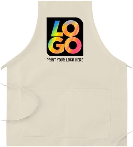 USMG Custom Full-Color Big Accessories Apron with Pockets for Business