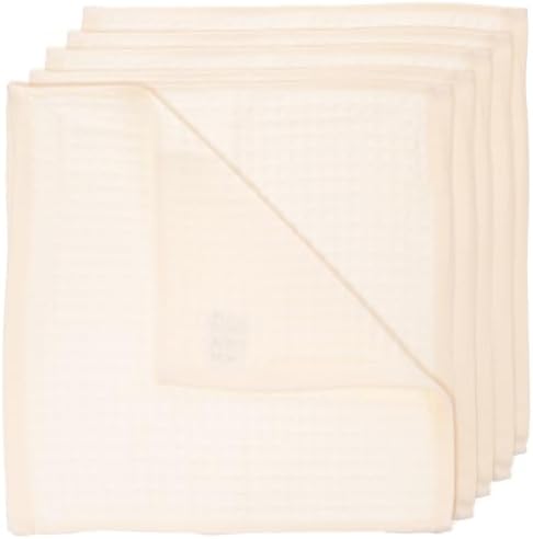 6pcs Cotton Waffle Weave Kitchen Towels, Beige Quick Drying Washcloths