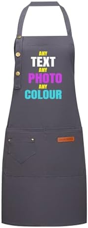 Personalized Custom Apron for Women Men Kitchen Cooking Chef Aprons