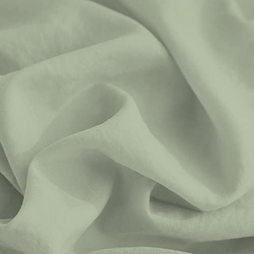 Luxurious 5 Piece Double Ruffle Duvet Cover with Zipper Closure, 100%