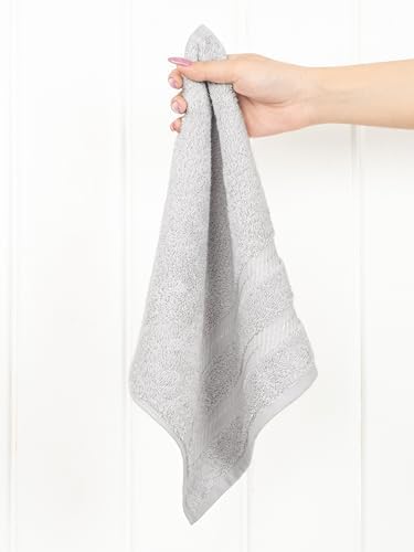 American Soft Linen 100% Cotton Luxury Turkish Towels, 4 PC Washcloth