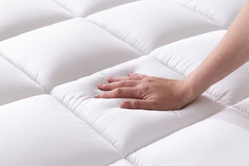Queen Mattress Topper by Pure Bamboo, Cooling Pillowtop Plush Thick