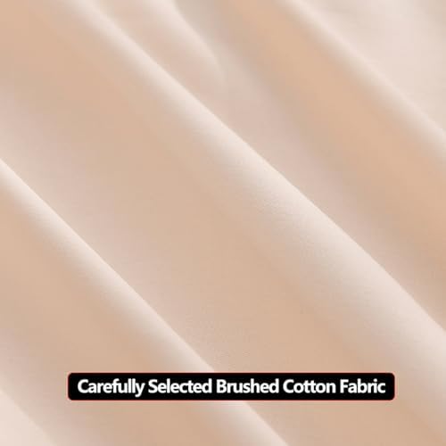 Flat Sheet Twin Full Queen King 100% Cotton A-Class Brushed Solid