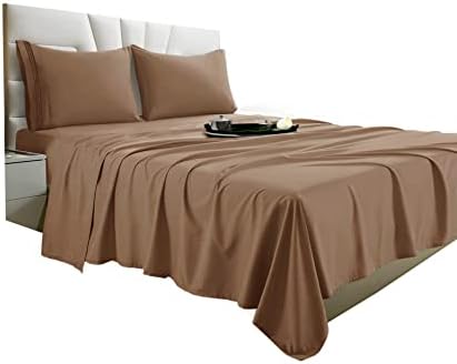 Vacco Queen Sheet Set - Luxury Hotel 1800 Series 4-Piece Bedding