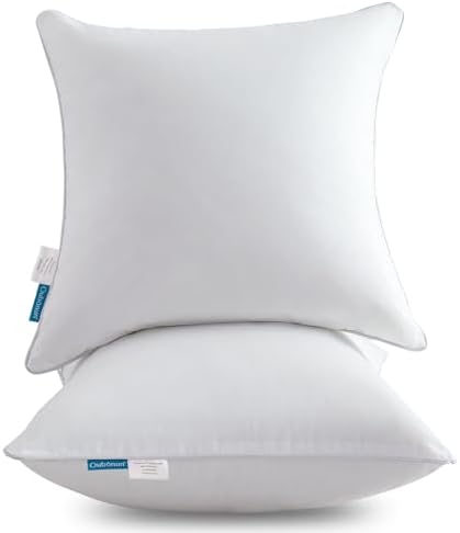 Oubonun 18"x18" Pillow Inserts (Set of 2) - Throw Pillow Inserts with