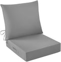 IASEAHK Outdoor Seat Cushion Set, Waterproof & Fade Resistant Patio