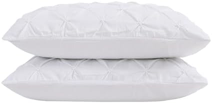 Vaulia King Pillow Shams 20 x 36 Set of 2, White