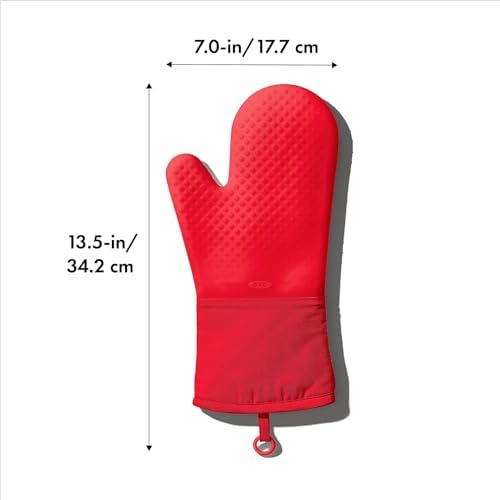 OXO Good Grips Silicone Oven Mitt, Jam - Pack of 2