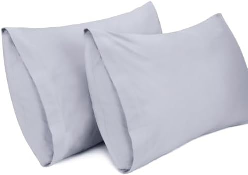 Lirex 2 Pack Pillow Cases,100% Cotton Breathable Pillowcases,20"X 26"