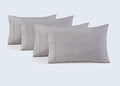 100% Cotton Percale Pillowcases, 4 Pack Pillow Cases, Soft &