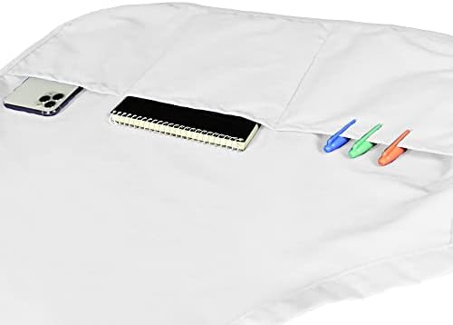 DALIX Apron Commercial Restaurant Home Bib Spun Poly Cotton Kitchen