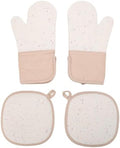 Jiawu Kitchen Anti Slip Silicone Oven Mitts Pot Holders Set, Heat
