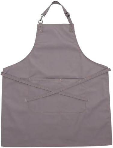 PRETYZOOM Canvas Apron with Pockets, Adjustable Oil-proof Fit
