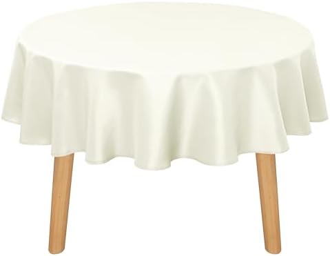 DWCN Round Tablecloth 90 Inch - Waterproof & Stain Resistant