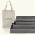 Egyptian Cotton Sheet Set King Size fits 14-16" Deep Pocket - Solid