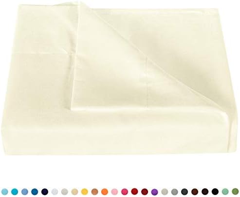 Flat Sheet Only - 1 Piece Solid Flat Sheet Smooth Touch Hotel Quality