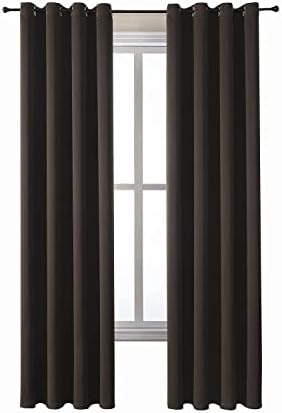 ChrisDowa Blackout Curtains for Bedroom and Living Room 72 Inches Long