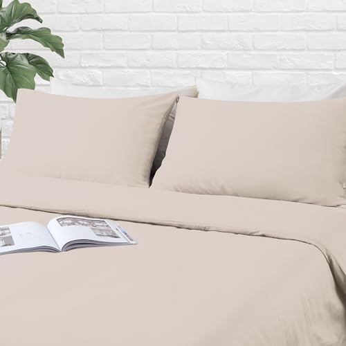 Queen Size Pillow Protector Set of 2, 100% Egyptian Cotton Pillow