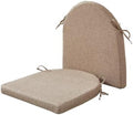 18x18 Inch Chair Cushions for Dining with Tie Washable Cover,2 Set