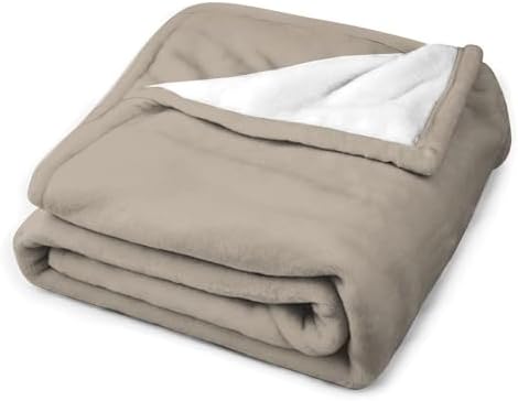 Soft Plush Throw Blankets, Taupe Brown Tan Solid Trend Color Blankets